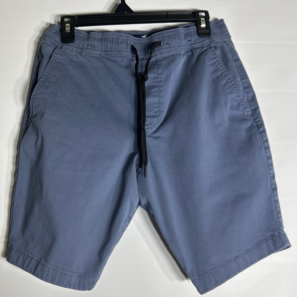 Hollister Blue Flat Front Chino Shorts